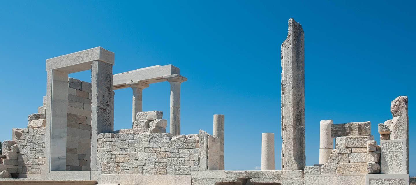 Sanctuary of Demeter in Sangri on Naxos in Greece