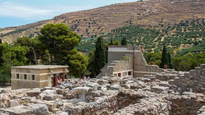 Ruinen des Palastes von Knossos
