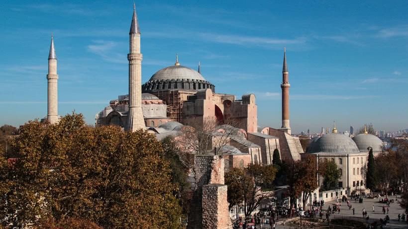 Hagia Sophia mosque in Istanbul